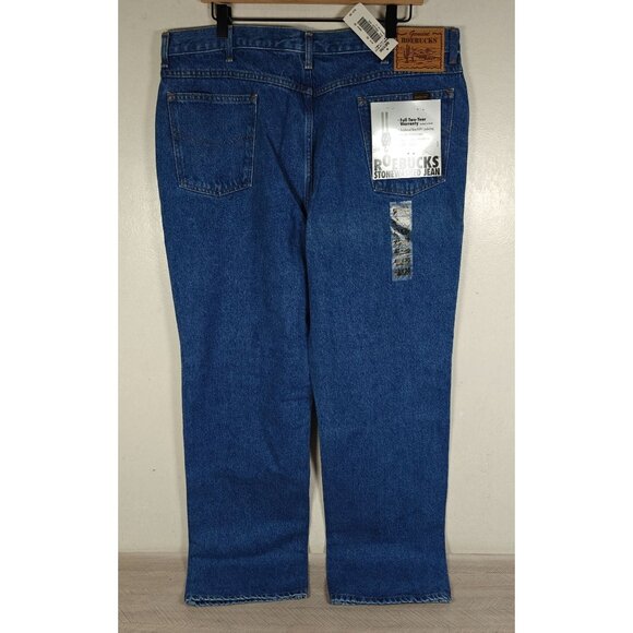 Sears Roebucks Vintage Jeans 40x30 Men's Blue Denim 100% Cotton Straight Leg NEW - Picture 5 of 8